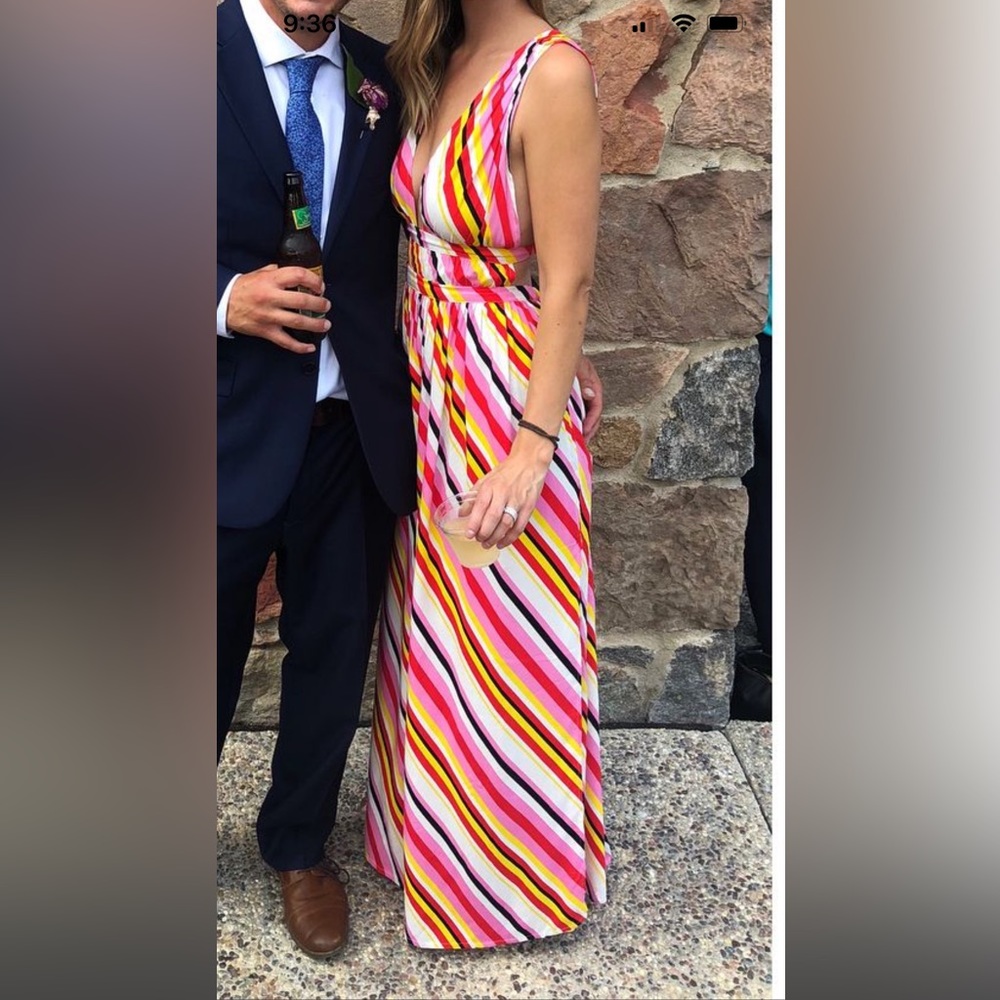 Stripe Maxi Dress